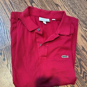 Lacoste Men's Classic Polo Shirt in Red